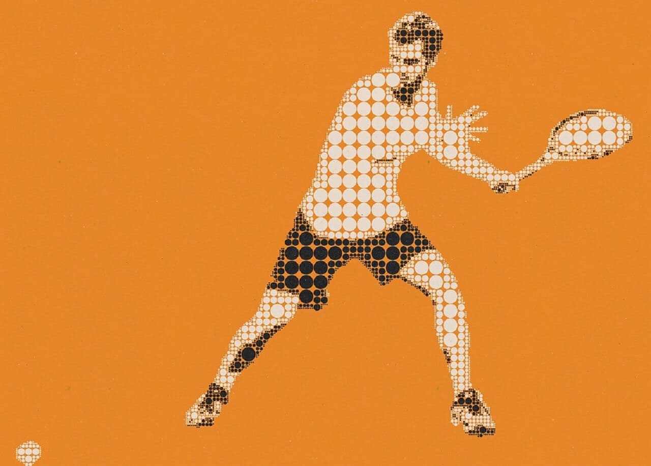 Pictogramm Tennisspieler