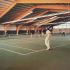 Tennishalle von innen