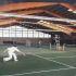 Bild der Tennishalle innen 1981