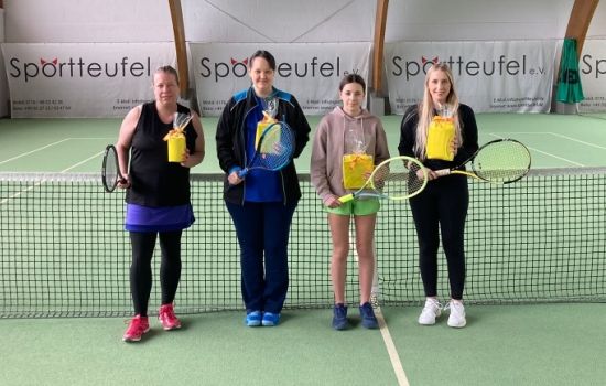 Tennis-Winter-Kreismeister der Damen stehen fest